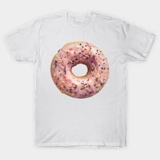 Isolated Pastel Pink Donut T-Shirt